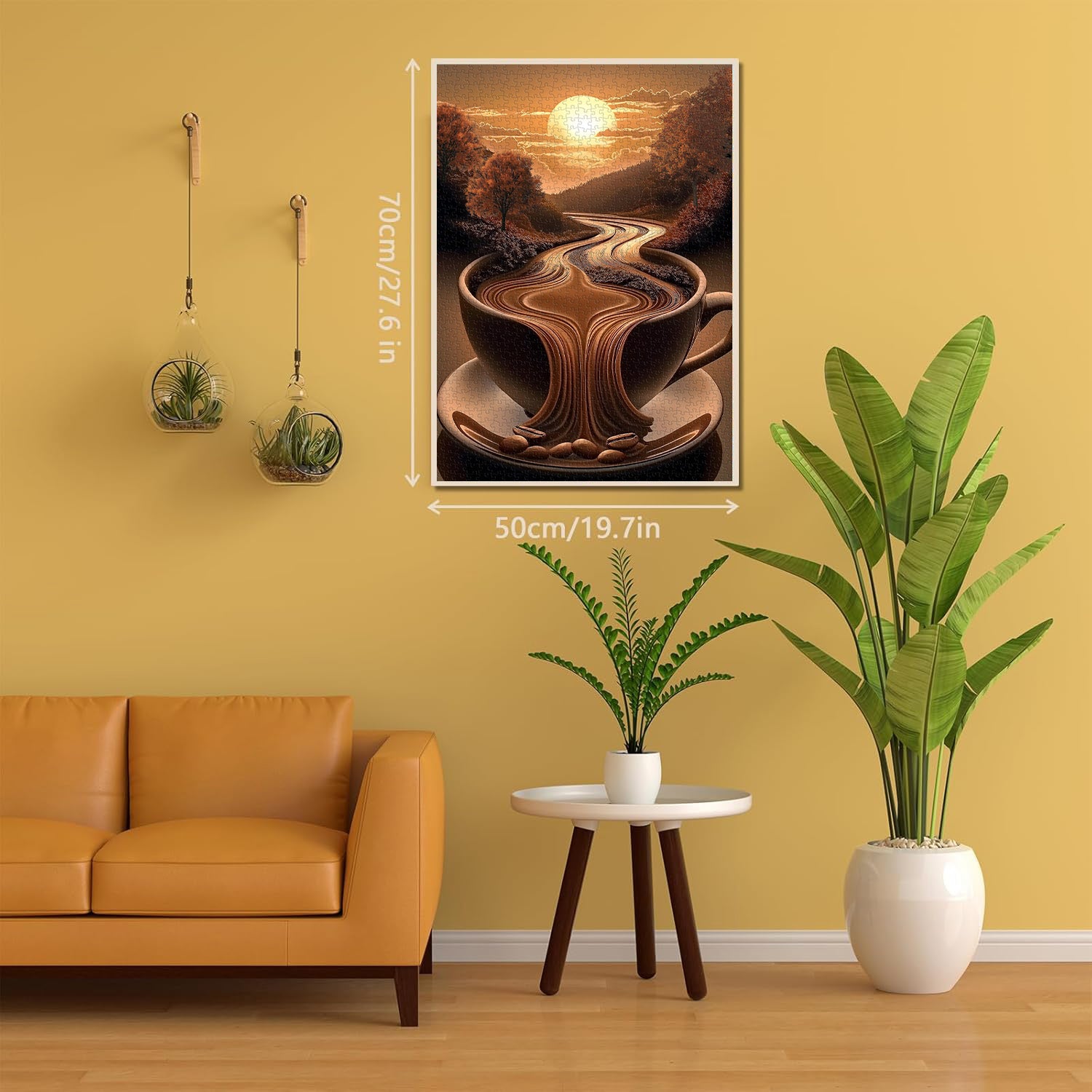 Caffè al tramonto puzzle puzzle 1000 pezzi