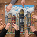 Puzzle de puzzle de la ville littéraire 1000 pièces