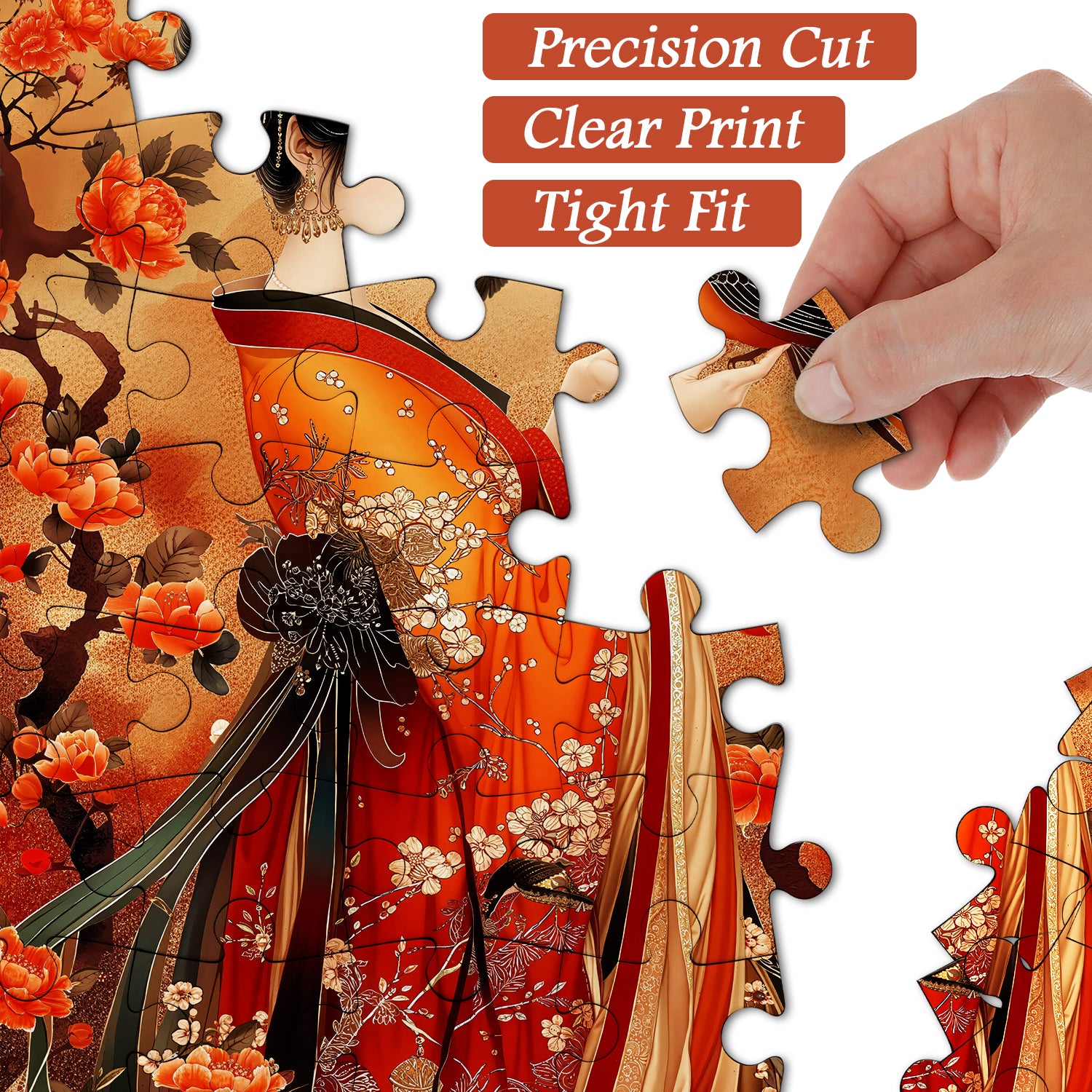 Dame im Mondlicht Puzzle 1000 Stücke