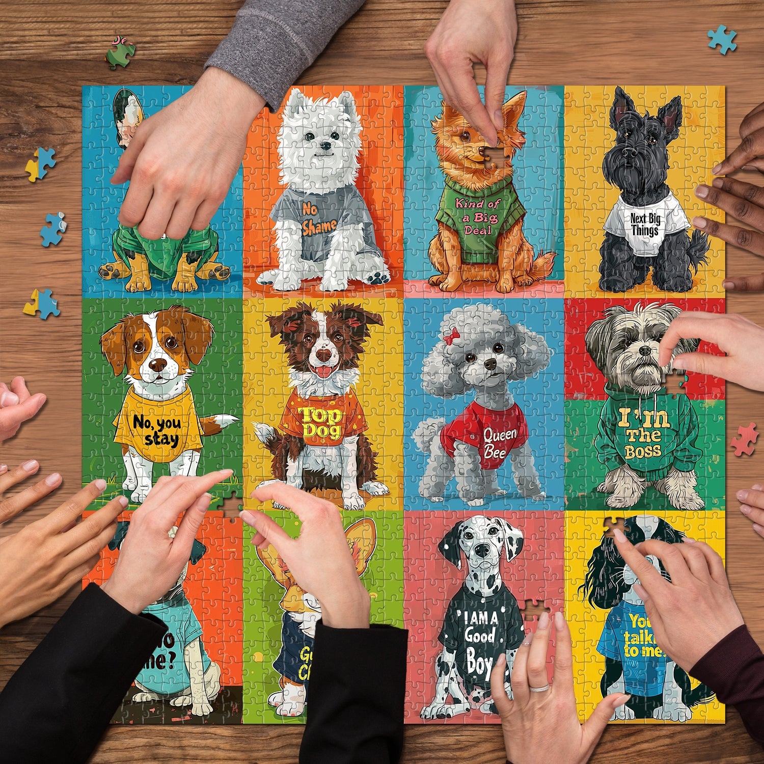 Fuzzy Pup Jigsaw Puzzle 1000 Pieces