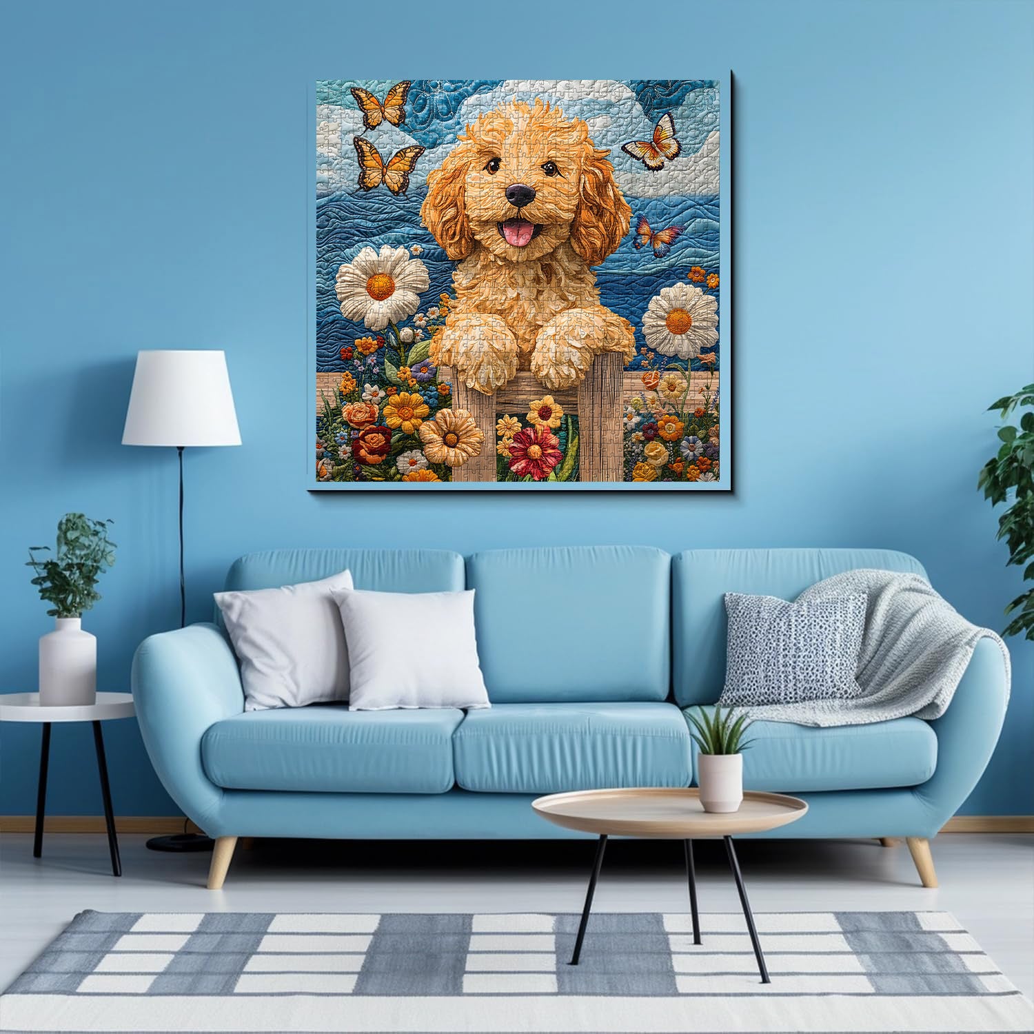 Cucciolo di giardino puzzle puzzle 1000 pezzi