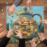 Vetro teiera casa puzzle puzzle 1000 pezzi