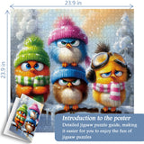 Winter Feathered Friends Jigsaw Puzzle 1000 Pieces
