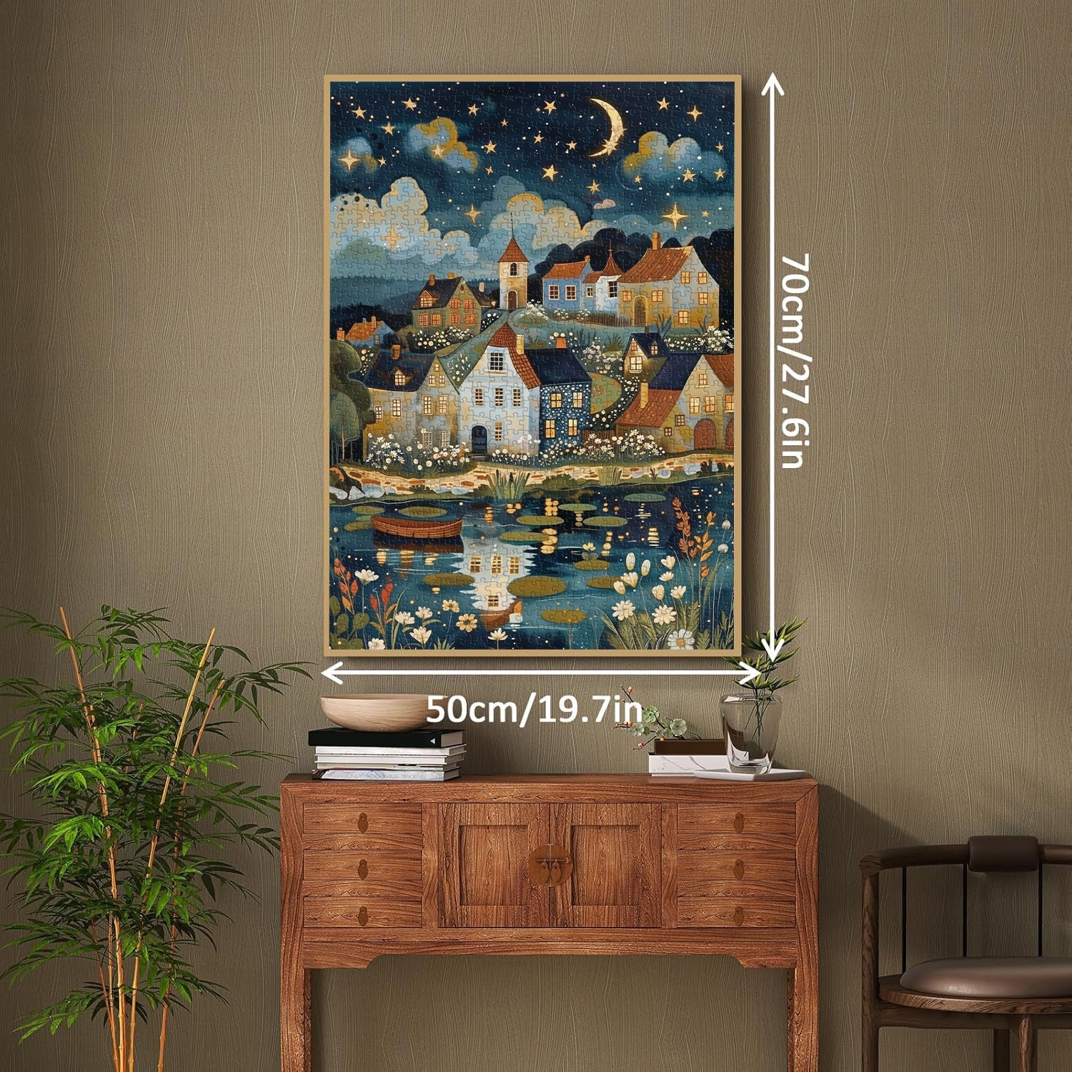 Silent Brook Village Jigsaw Puzzle 1000 pezzi