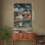 Silent Brook Village Jigsaw Puzzle 1000 pezzi