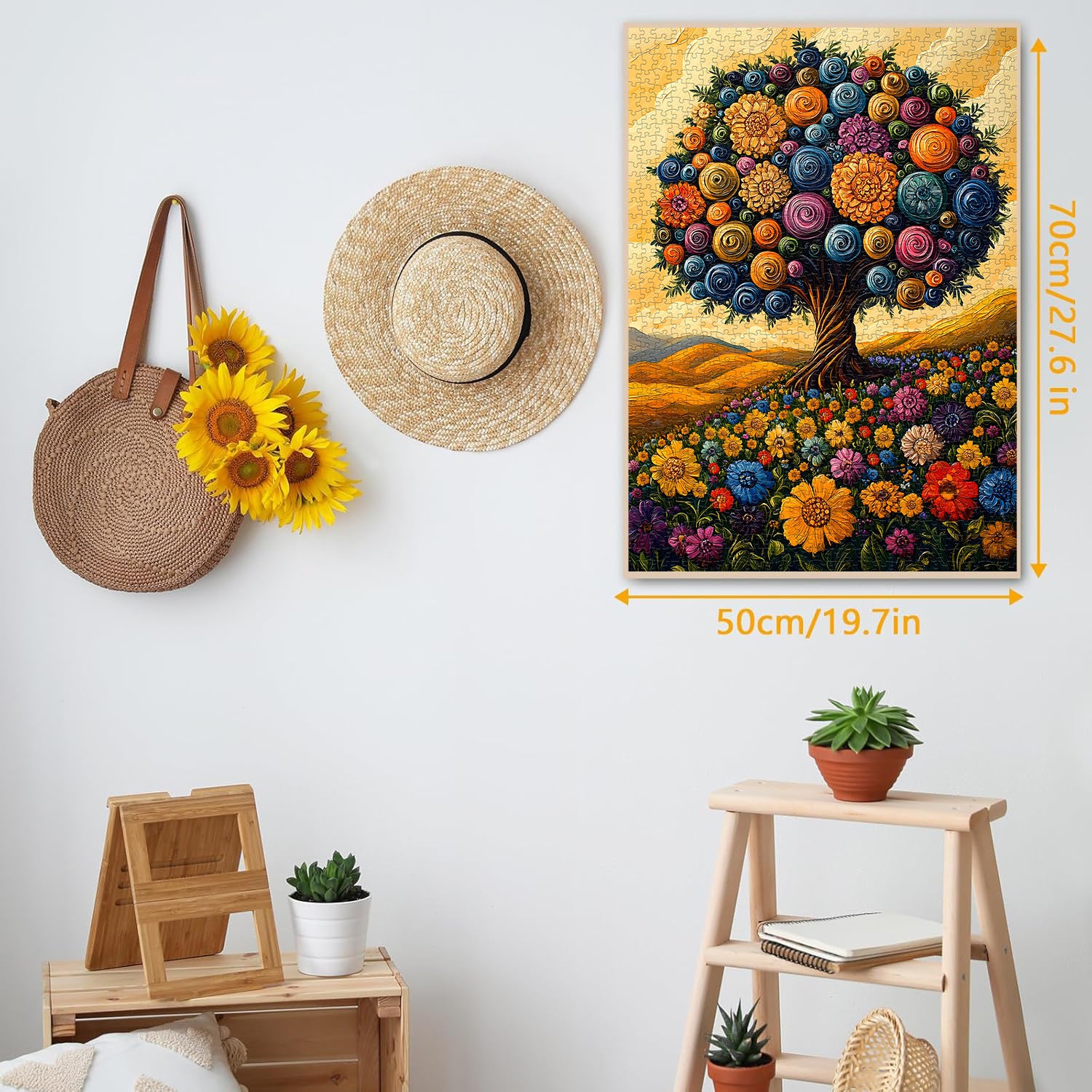 Blühender Baum des Lebens -Puzzles 1000 Stücke