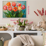 Tulipes colorées puzzle 1000 pièces