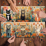 Eleganti gatti puzzle puzzle 1000 pezzi