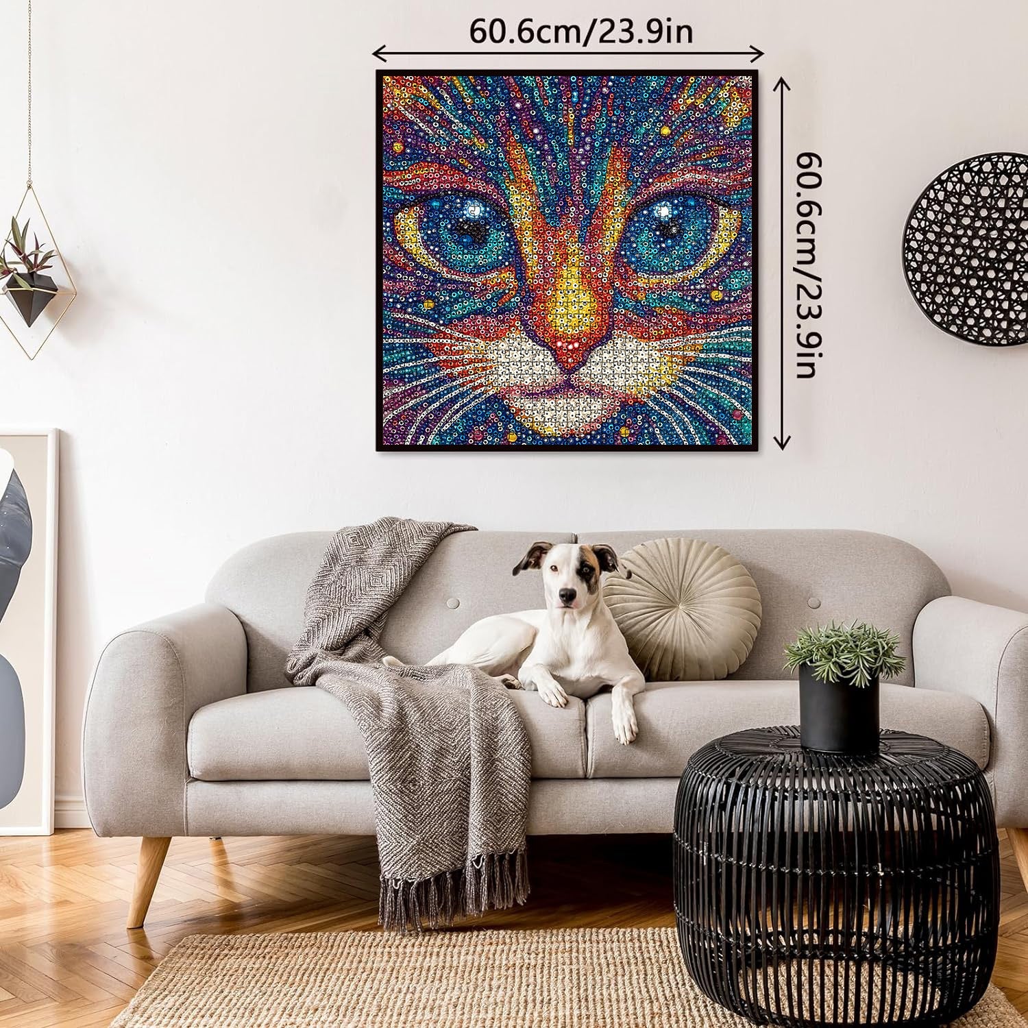 Mystic Cat Face Swibsaw Puzzle 1000 pezzi