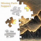Golden Mountains Jigsaw Puzzle 1000 Pieces