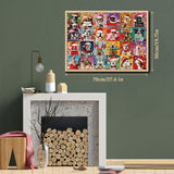 Cani natalizi puzzle puzzle 1000 pezzi