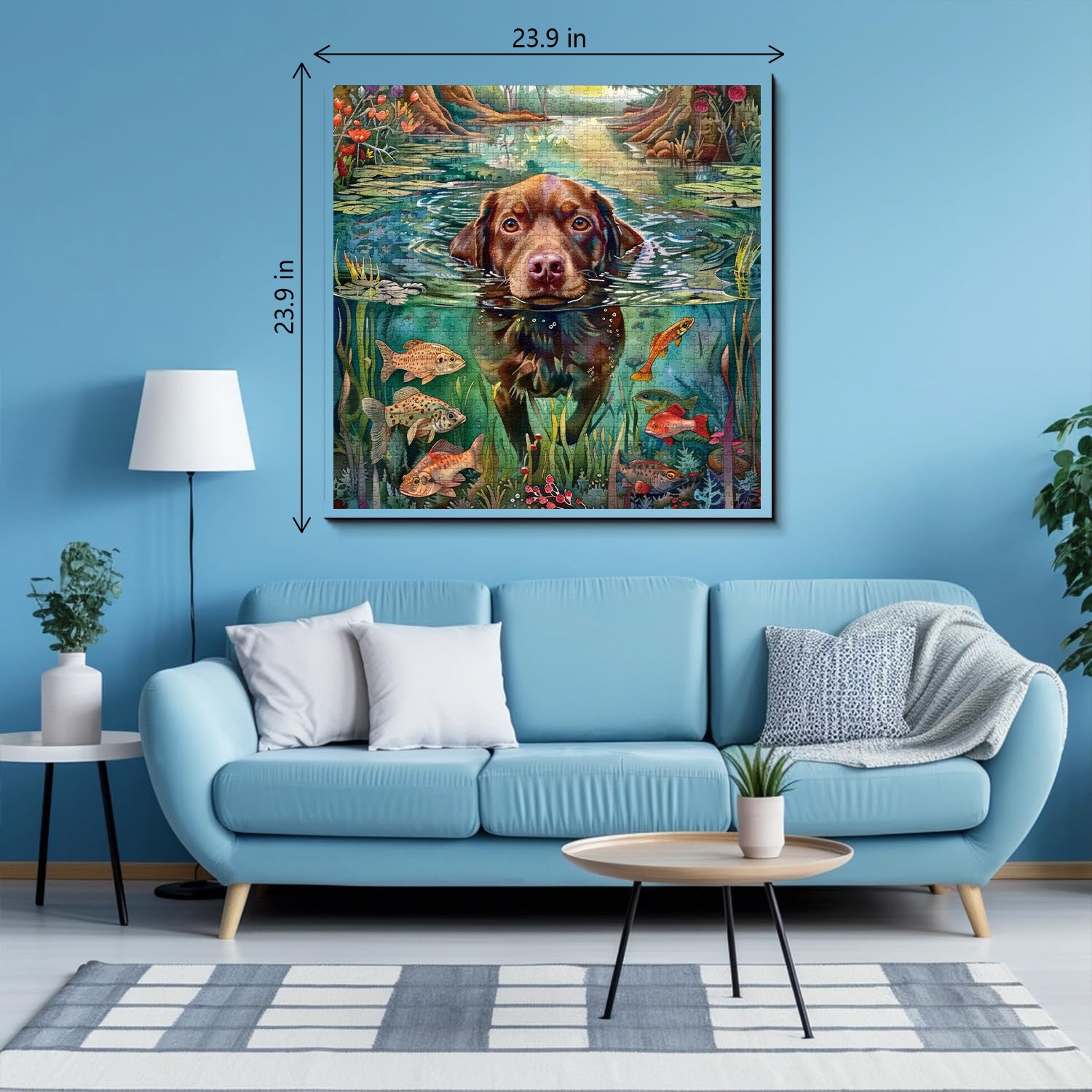 Puzzle cucciolo di laghetto 1000 pezzi