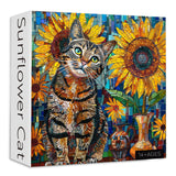 Cat de tournesol puzzle 1000 pièces 1000 pièces