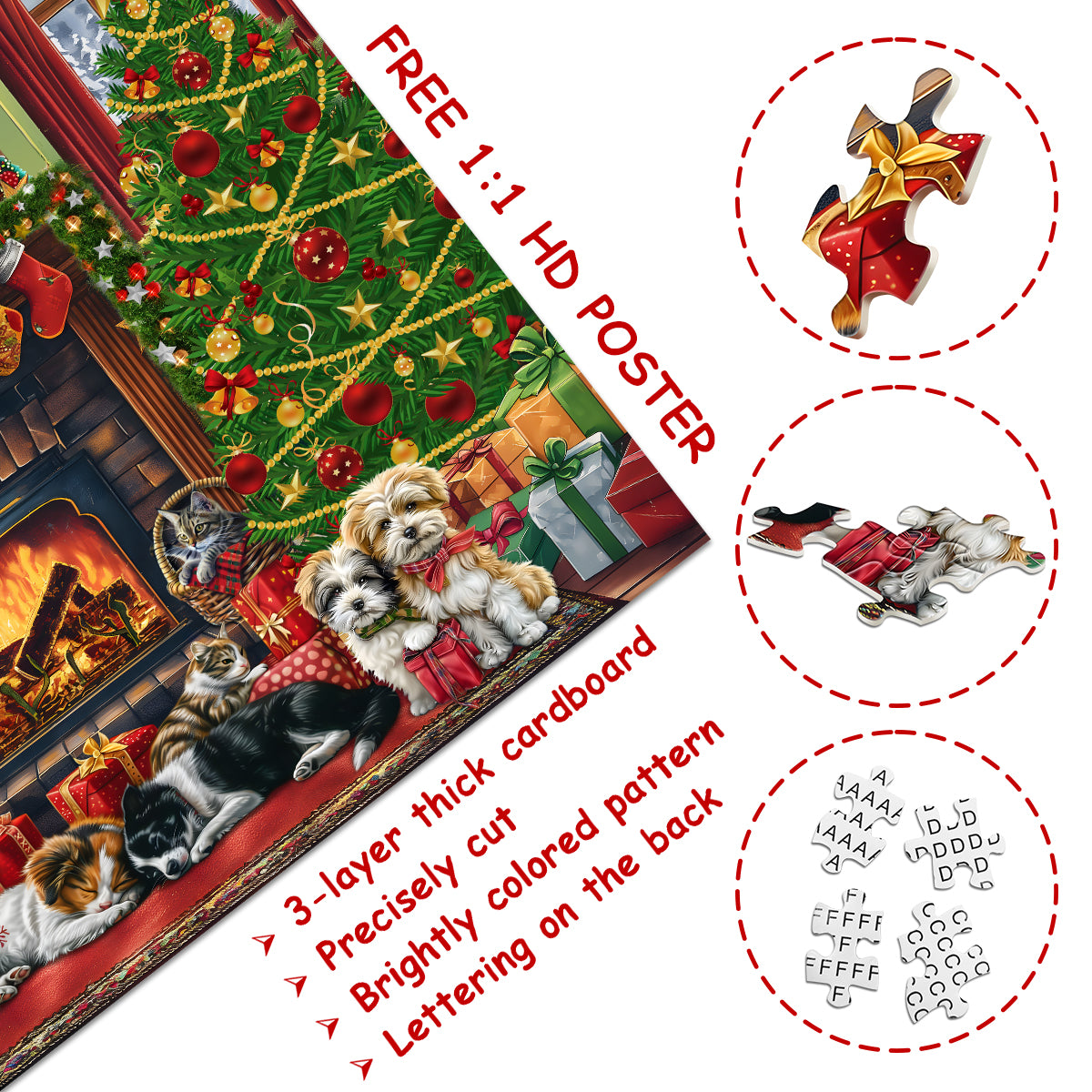 Cozy Christmas Jigsaw Puzzle 1000 Pieces