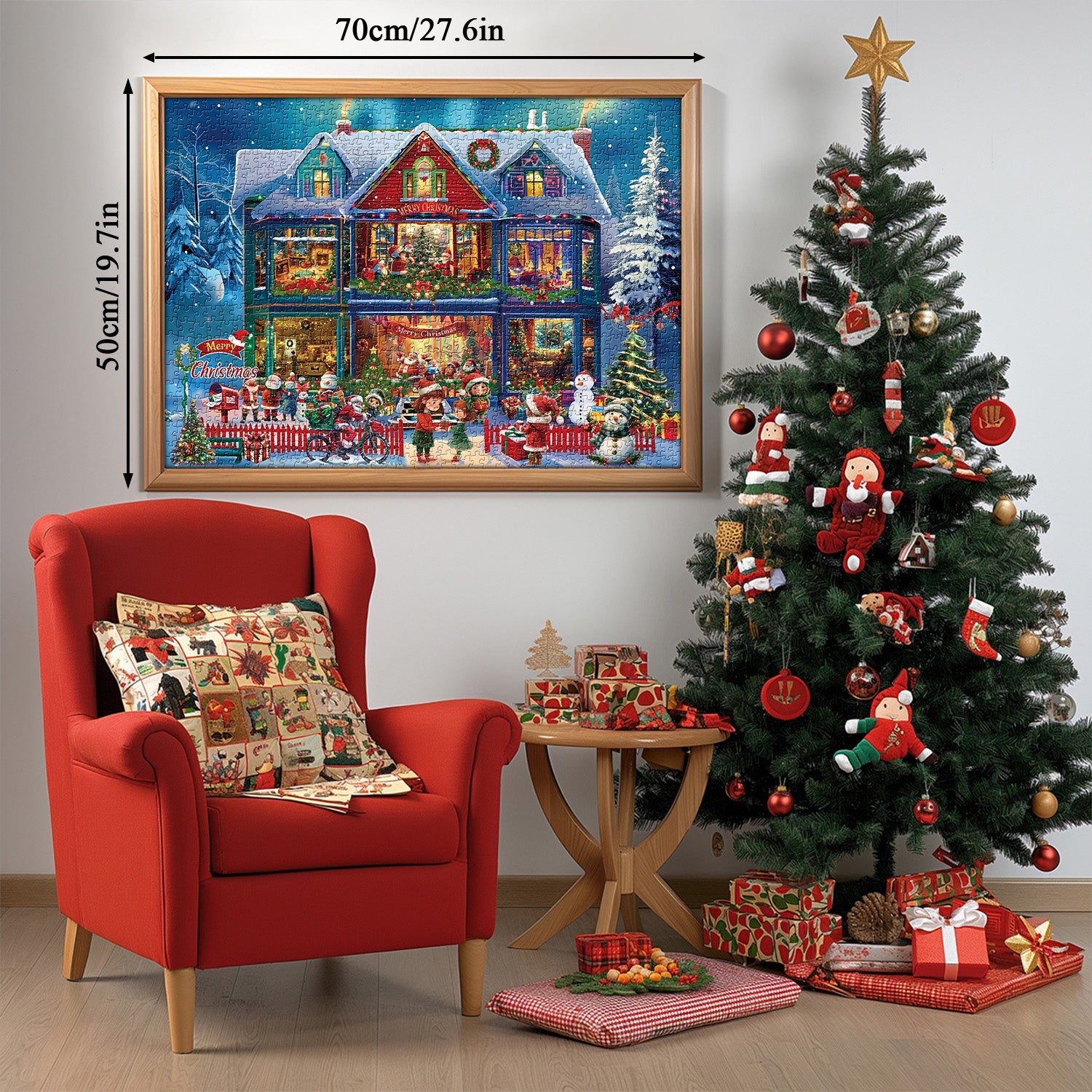 Calendario avventato invernale invernale invernale puzzle 1000 pezzi