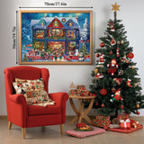 Calendario avventato invernale invernale invernale puzzle 1000 pezzi