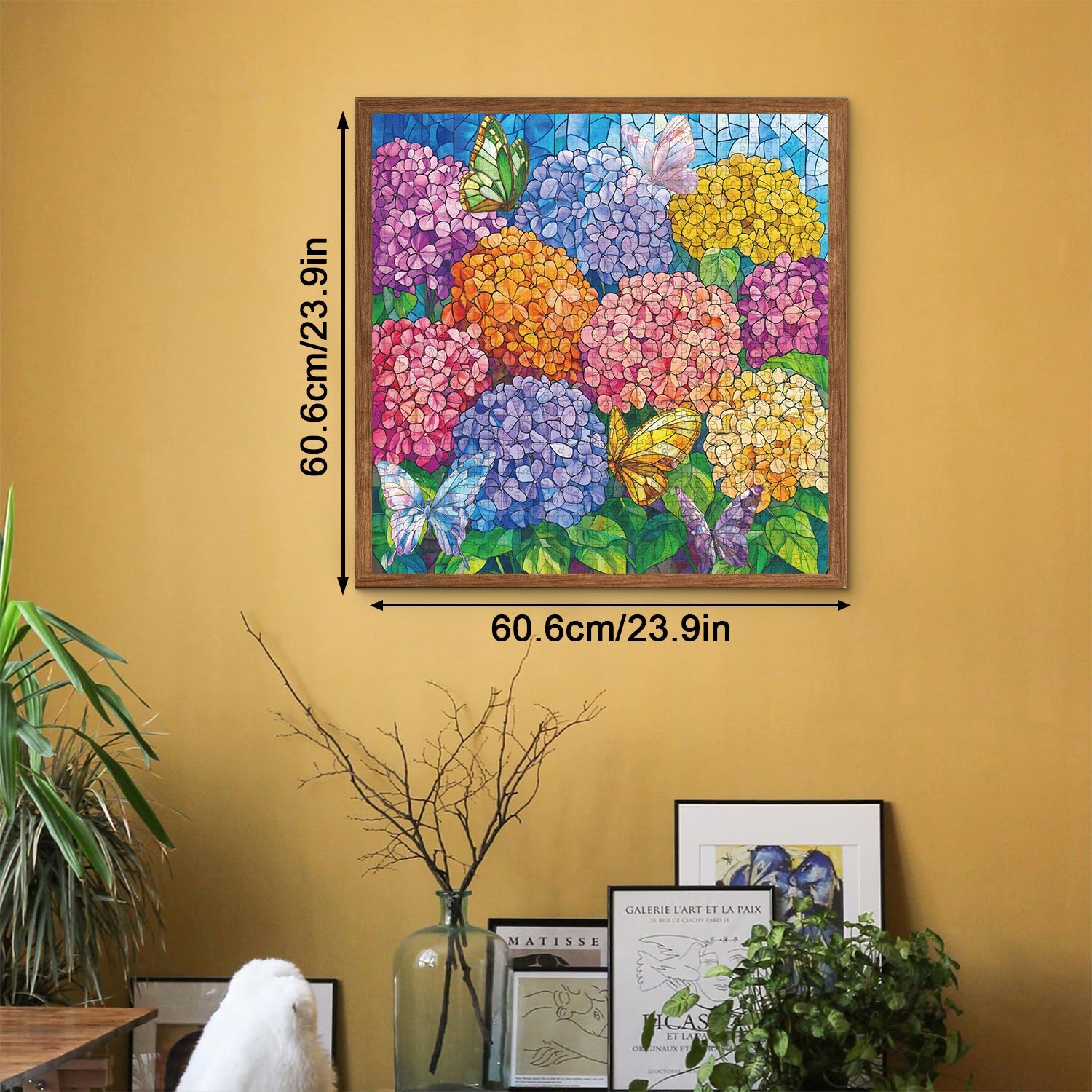 Puzzle farfalla fiorente puzzle 1000 pezzi