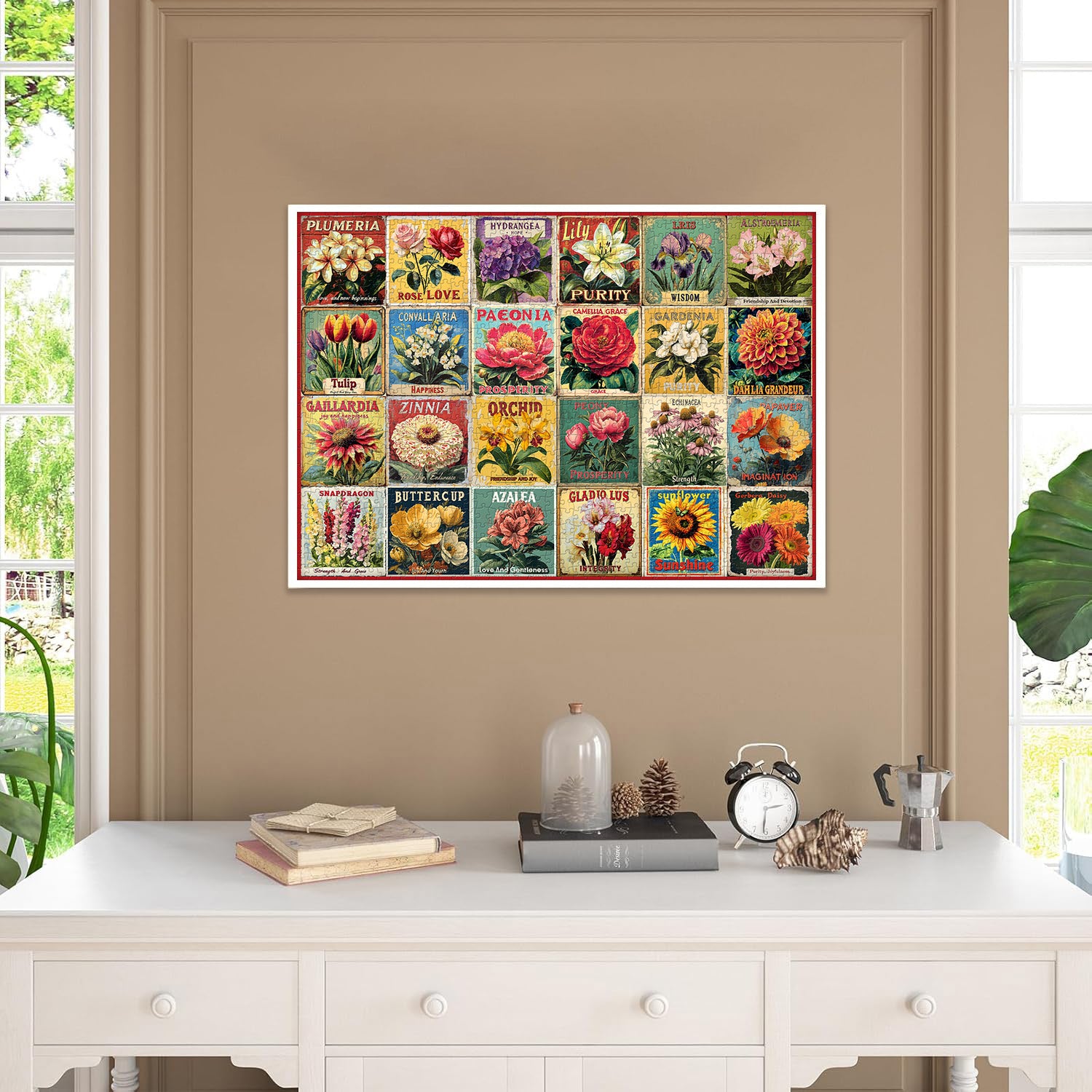Puzzle floreale puzzle 1000 pezzi