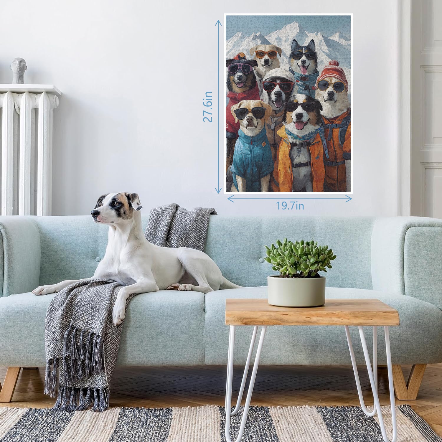Ski Dog Team Stuzzine Puzzle 1000 pezzi