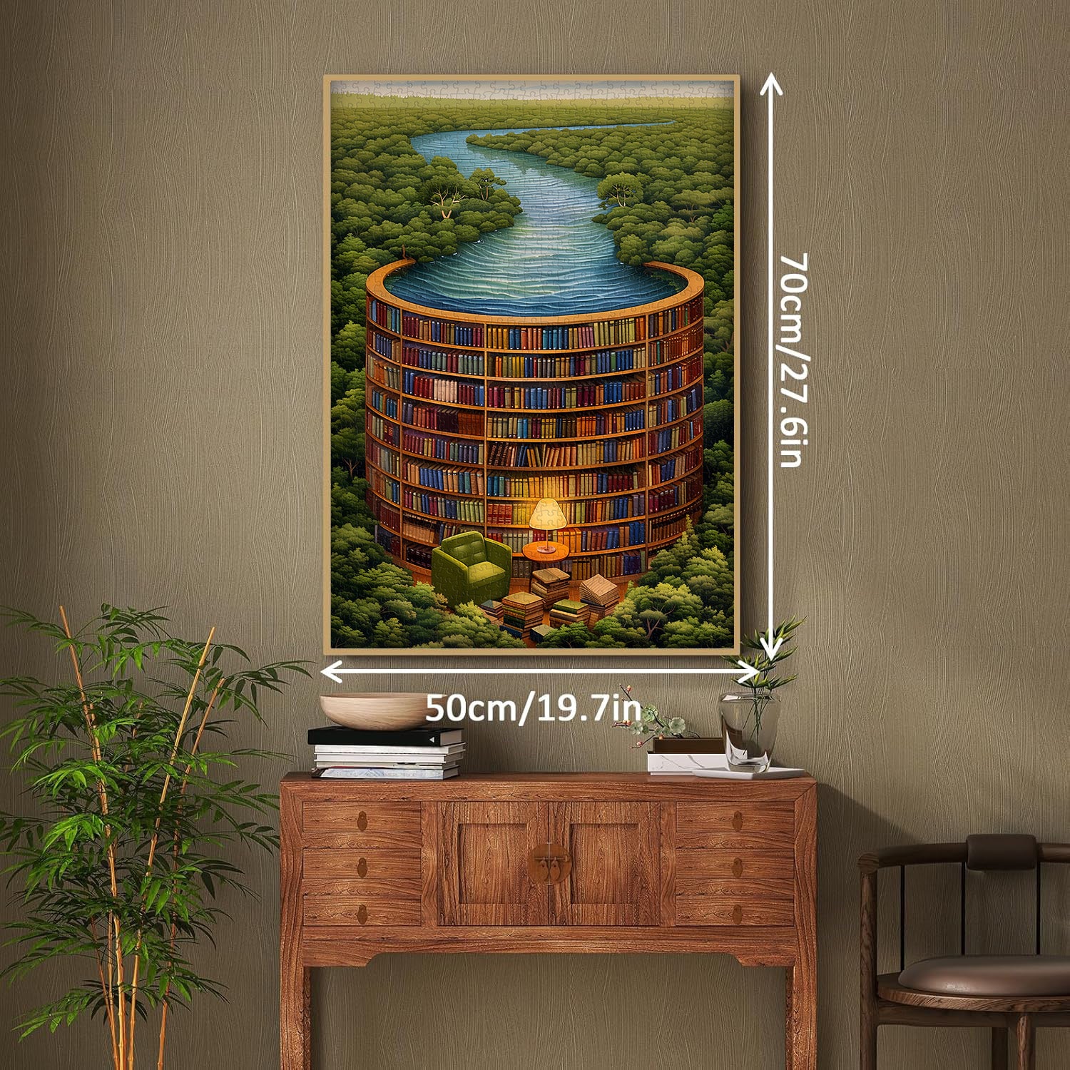 Puzzle de la bibliothèque forestière Puzzles 1000 pièces