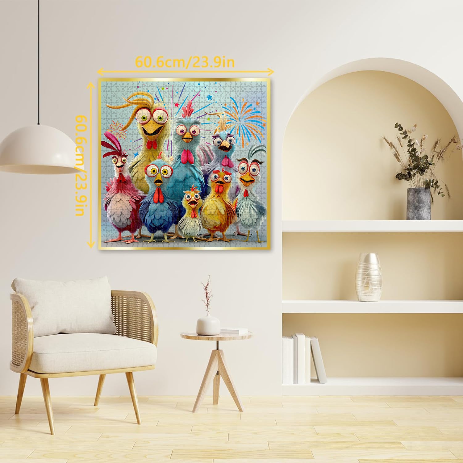 Chicken Family Jigsaw Puzzle 1000 piezas