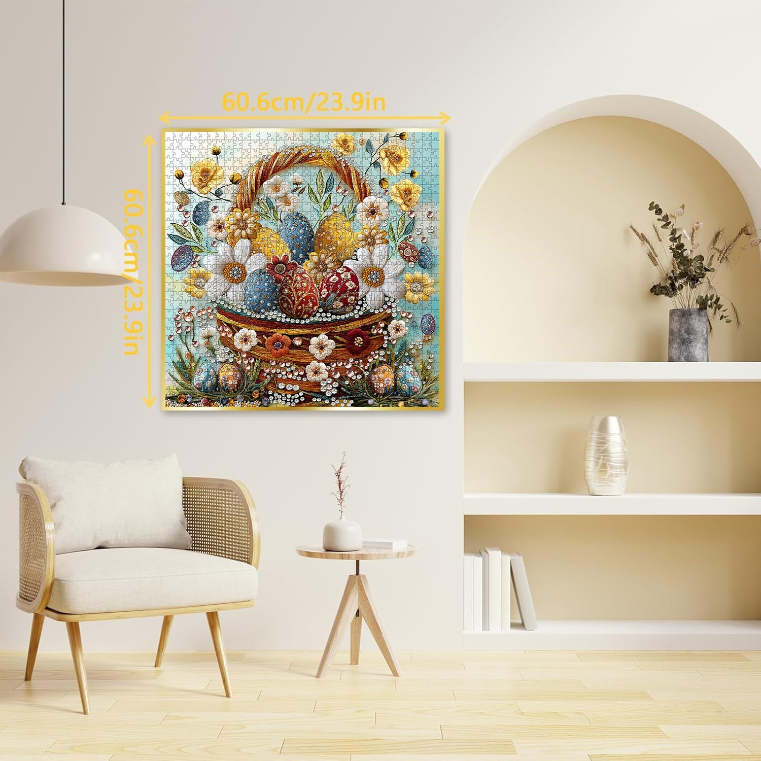 Puzzle cesto di uova di pasquo 1000 pezzi