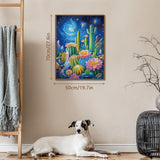 Pun puzzle azzurro stellare 1000