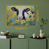 Cow Among Flowers Jigsaw Puzzle 1000 Pieces