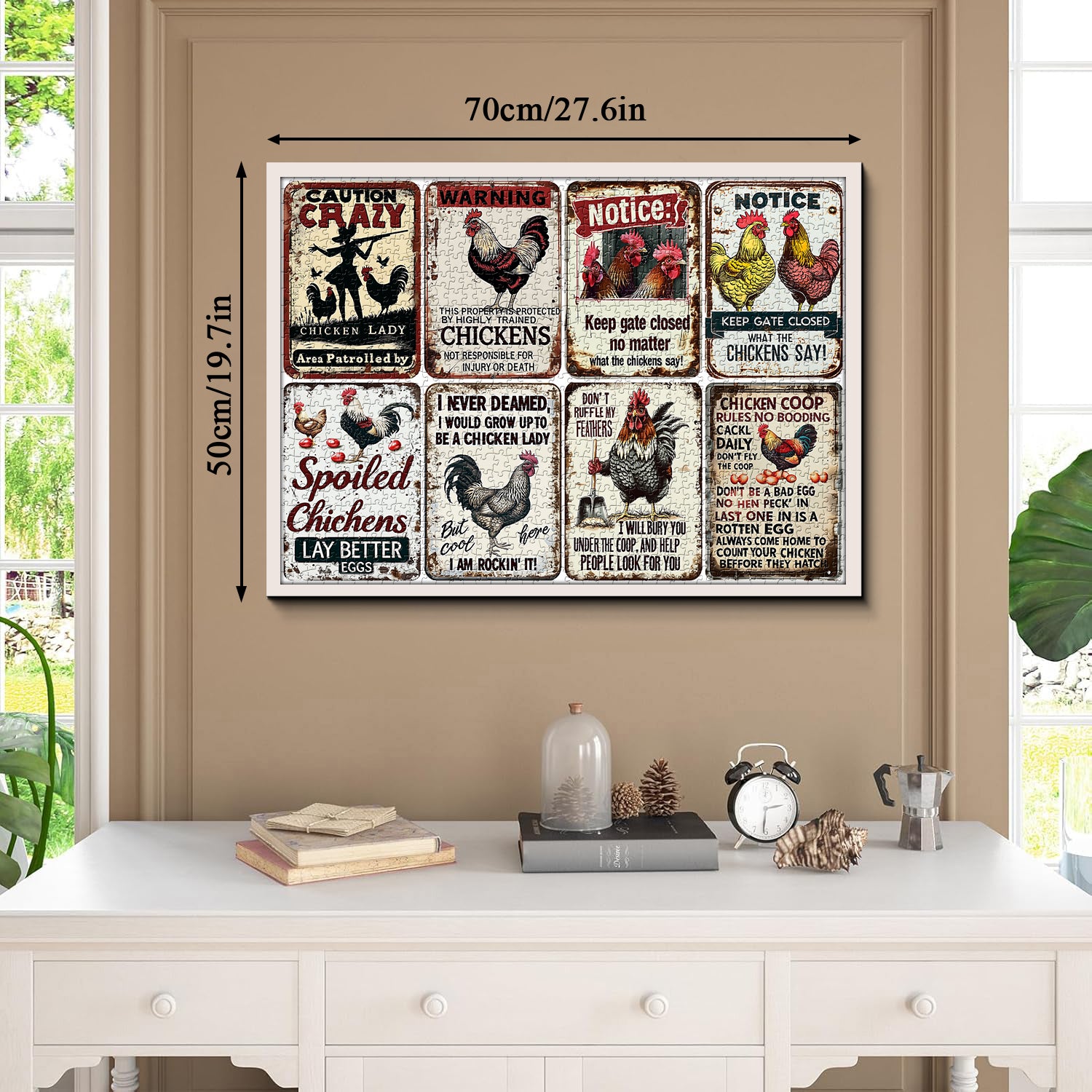Relogy Fighting Chicken Jigsaw Puzzle 1000 piezas