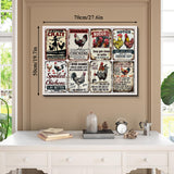 Relogy Fighting Chicken Jigsaw Puzzle 1000 piezas