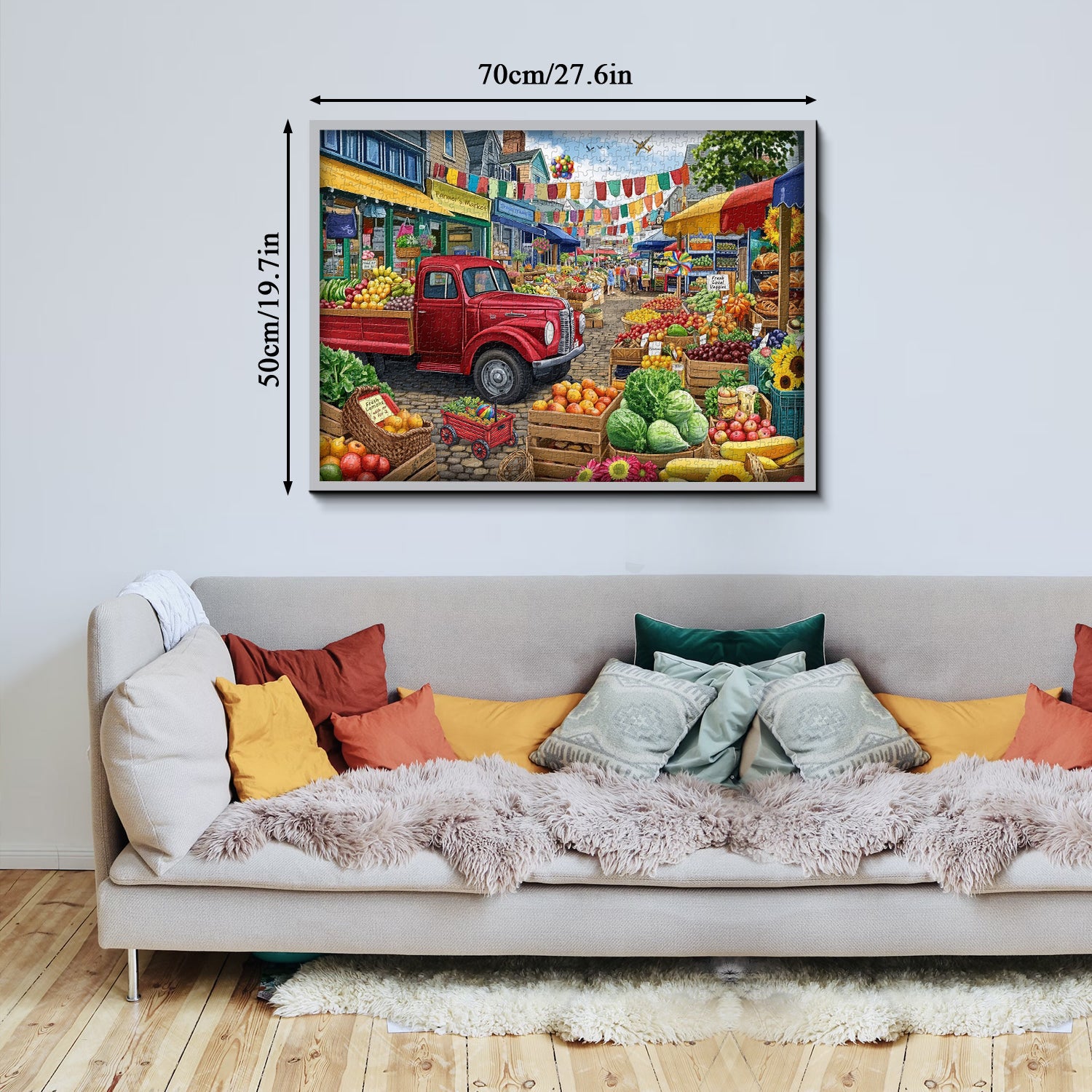 Vibrante puzzle bazar puzzle 1000 pezzi
