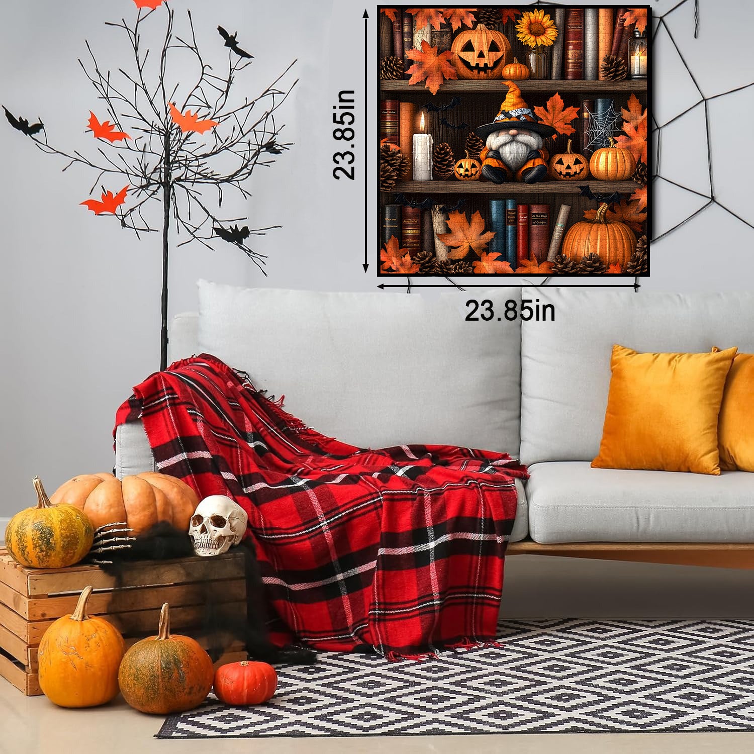 Halloween Bookshelf -puzzle puzzle 1000 pezzi