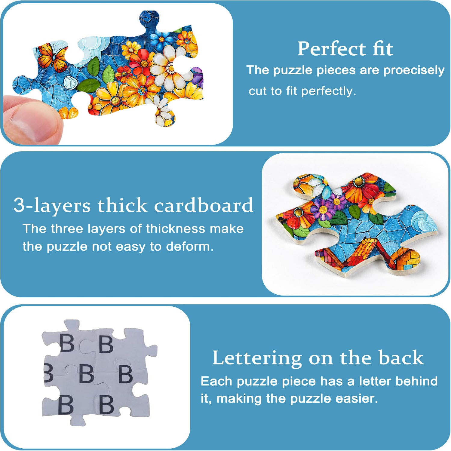 Buntes Dorf Puzzle 1000 Stücke