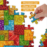 Candy Tetris Jigsaw Puzzle 1000 pezzi