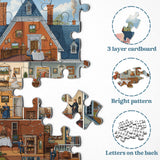 Automne Retro Villa Puzzle 1000 pièces 1000 pièces