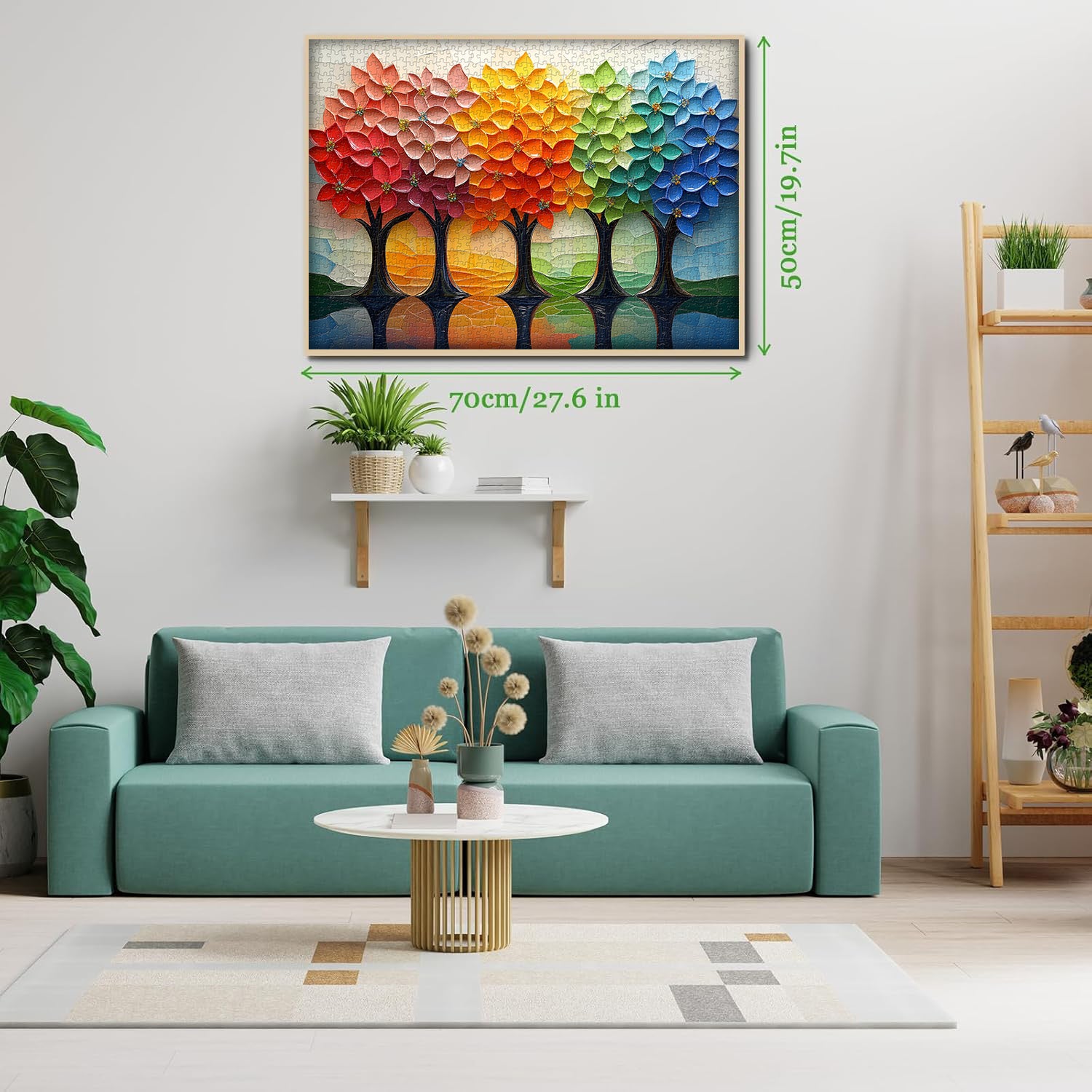 Rainbow Tree Jigsaw Puzzle 1000 pezzi