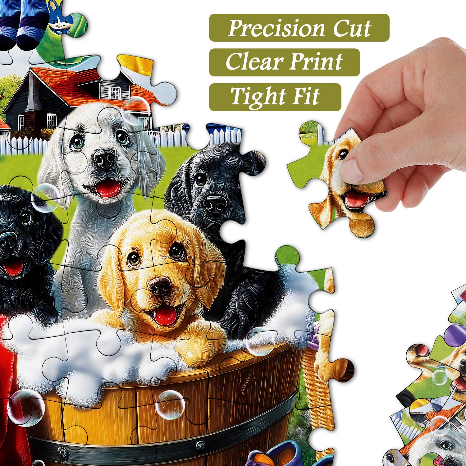Puzzle puzzle cuccioli cattivi 1000 pezzi