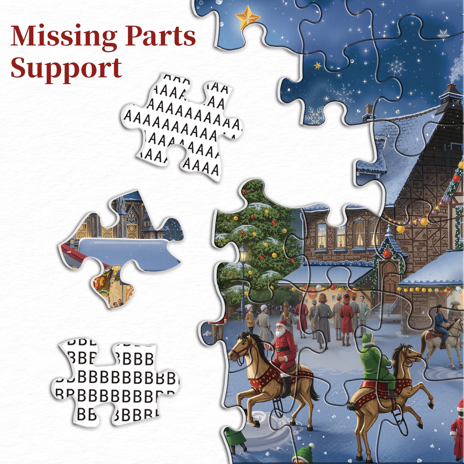 Puzzle Nuit de Noël 1000 pièces