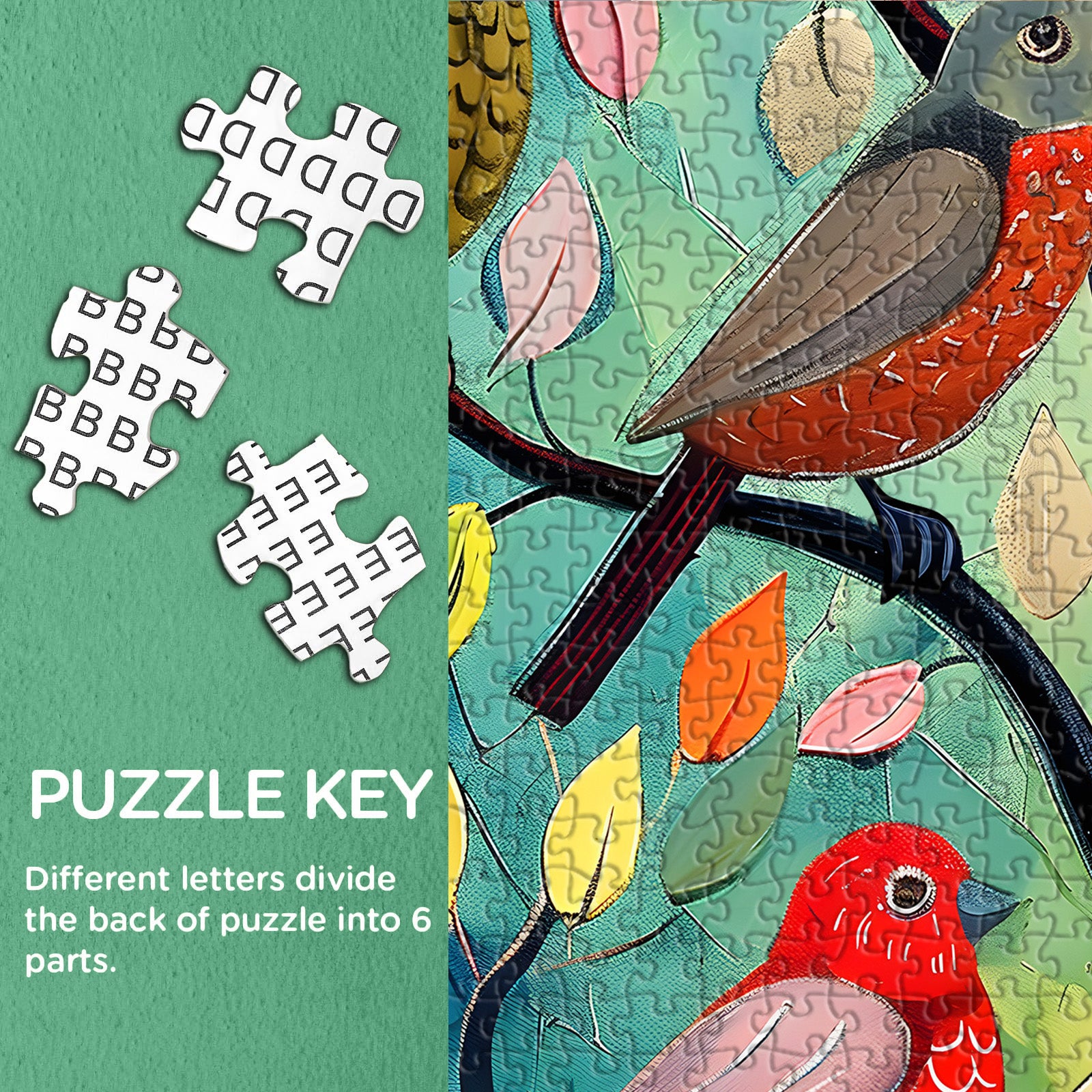Blooming Flock Jigsaw Puzzle 1000 piezas