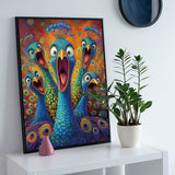 Peacock Scream puzzle puzzle 1000 pezzi