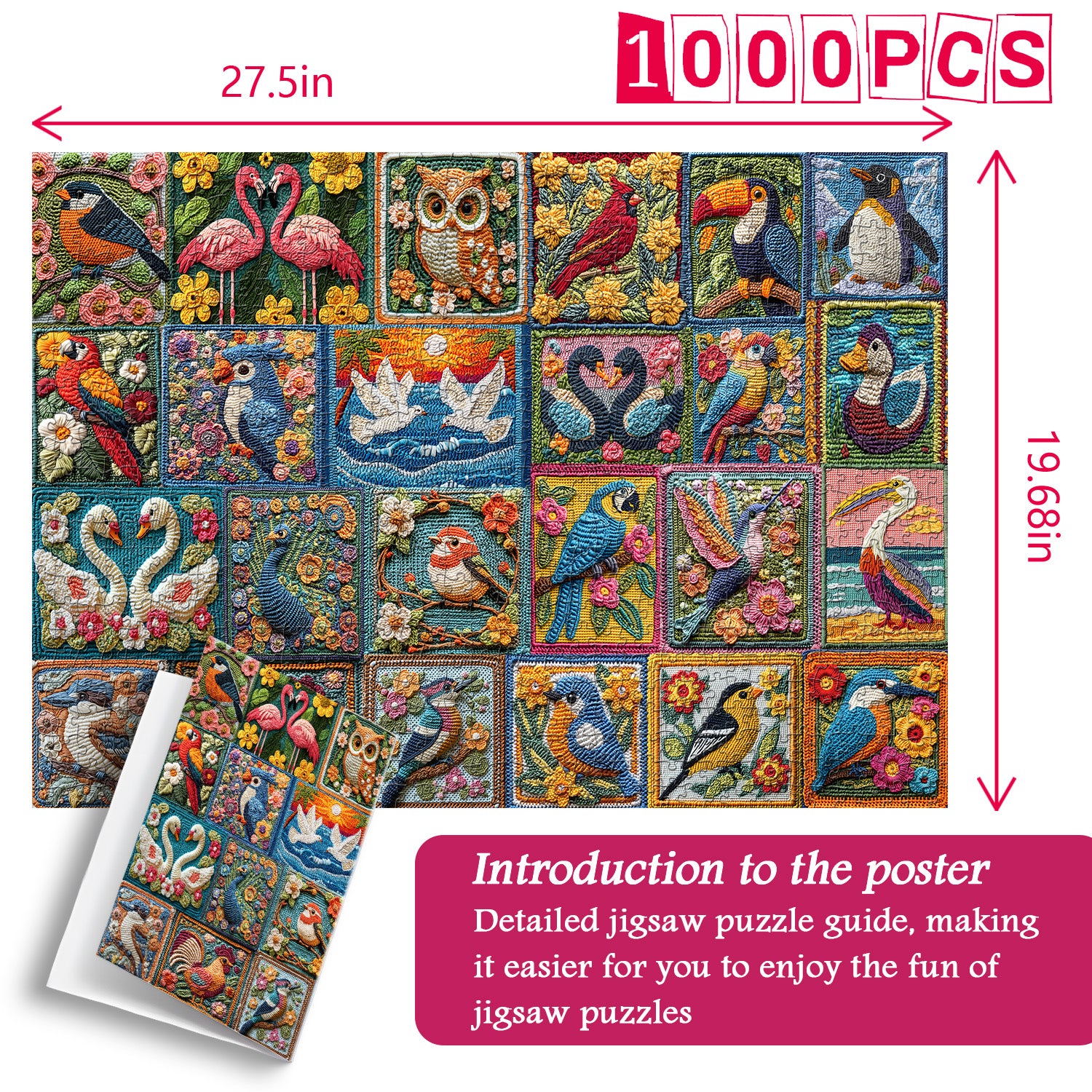 Puzzle ali intrecciate 1000 pezzi