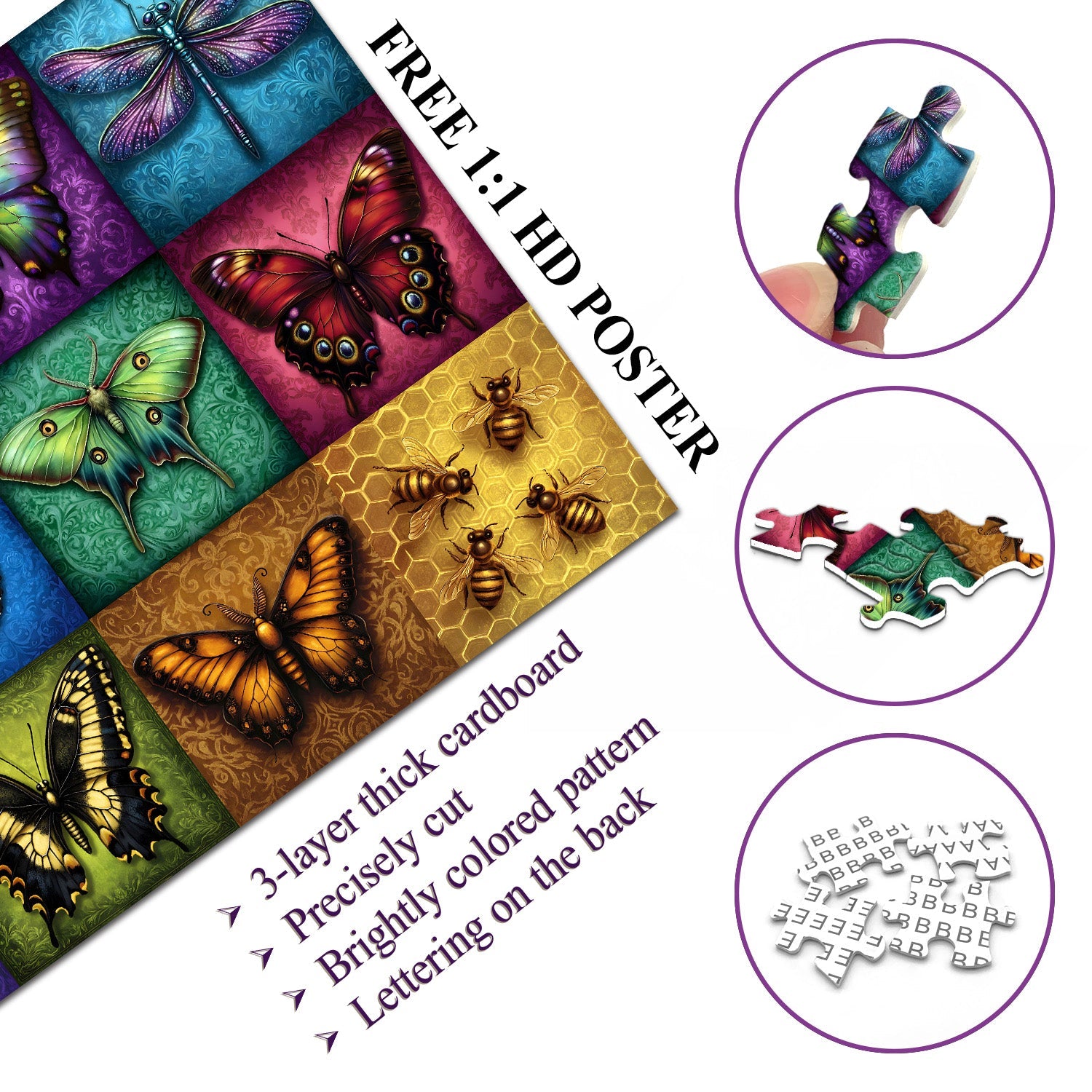 Esseri alati puzzle puzzle 1000 pezzi