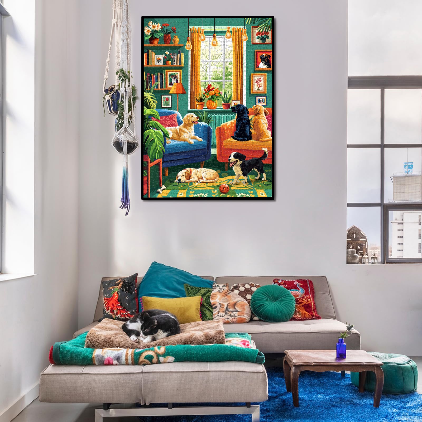 Dog's Leisure Time Jigsaw Puzzle 1000 Pieces