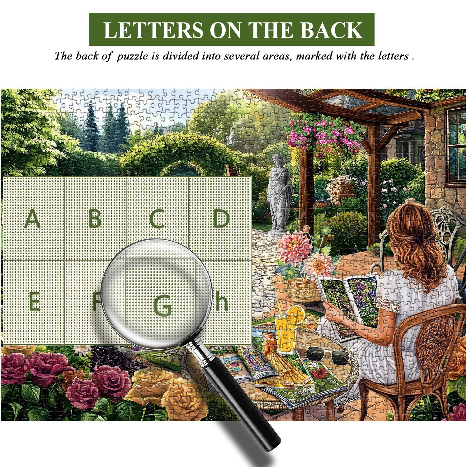Accogliente puzzle di cortile puzzle 1000 pezzi