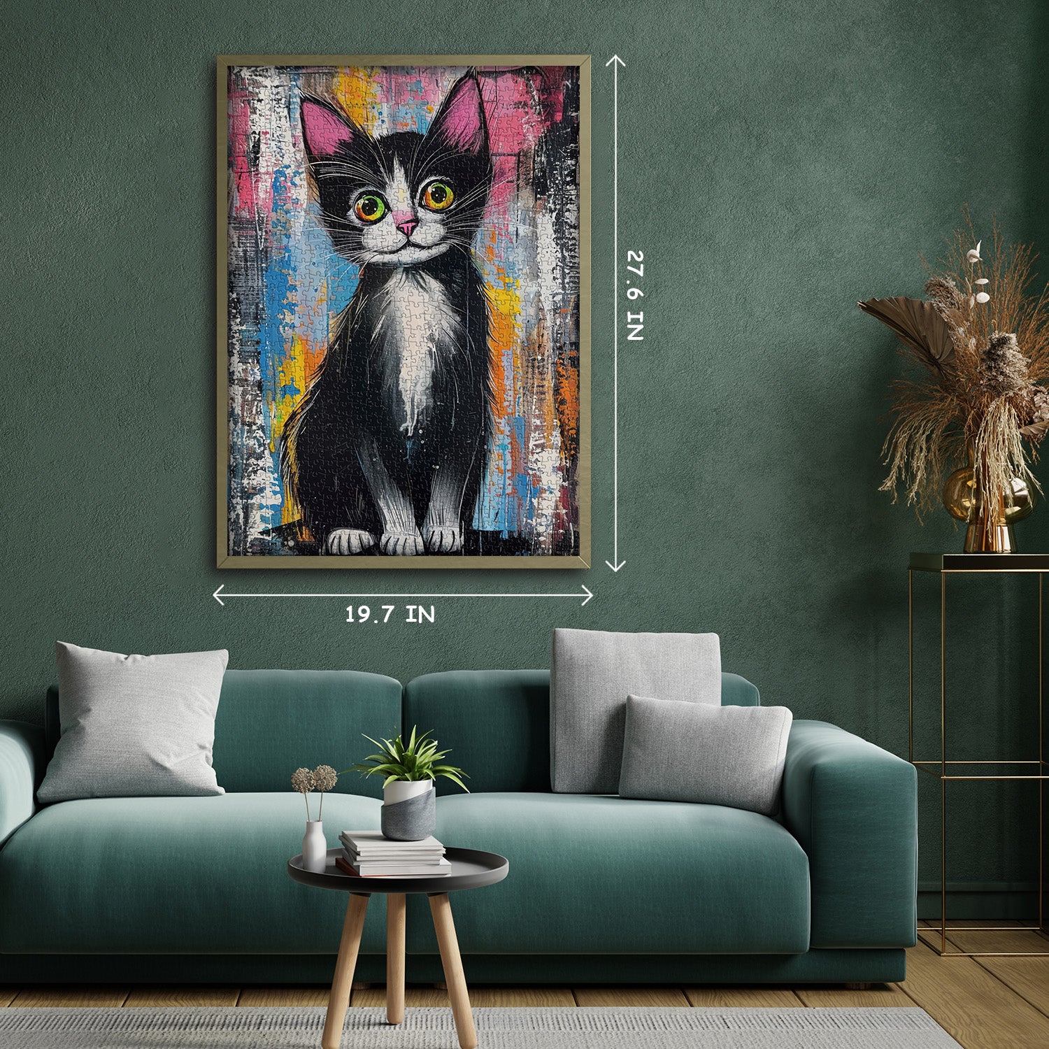 Cat Canvas puzzle puzzle 1000 pezzi