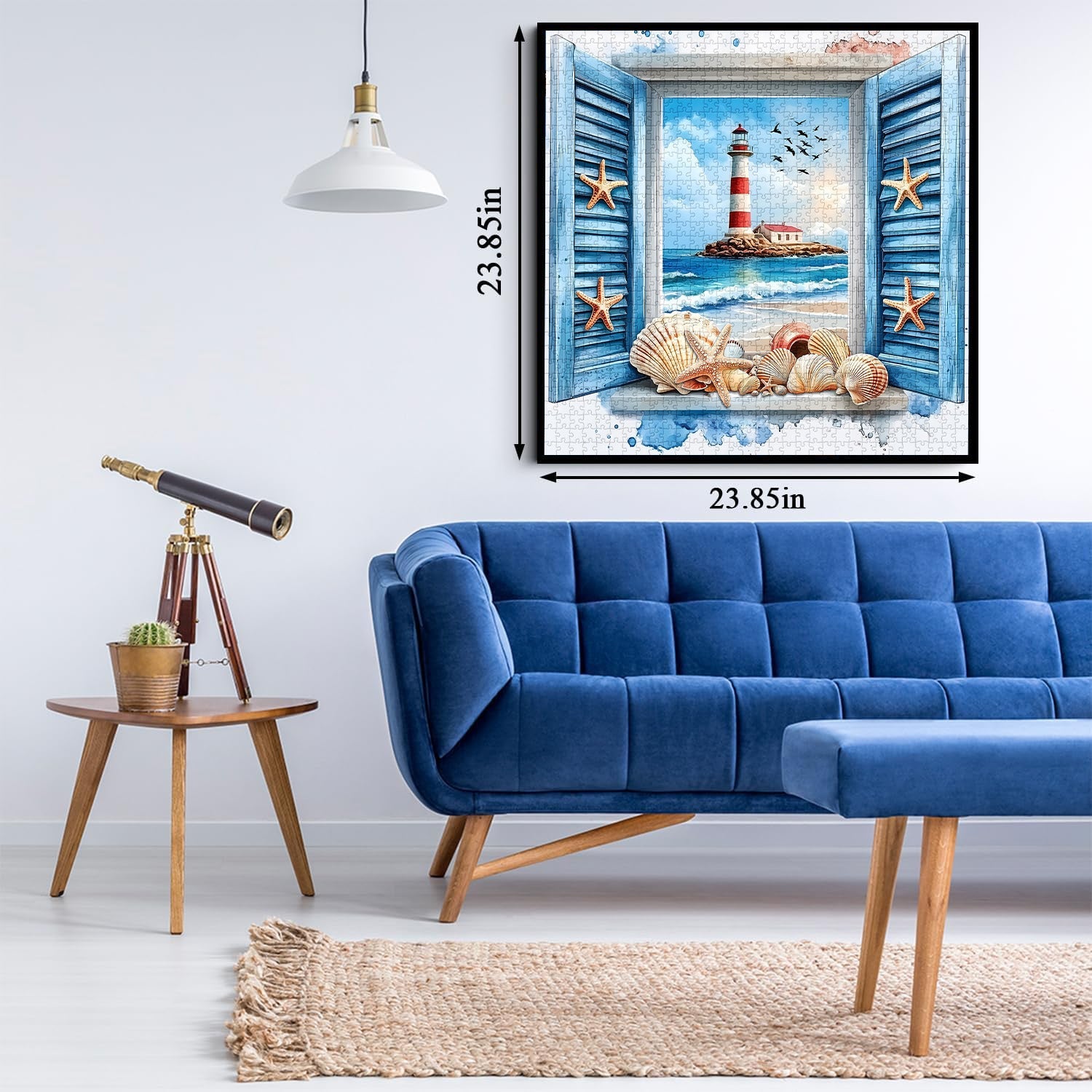Puzzle finestra oceanica puzzle 1000 pezzi