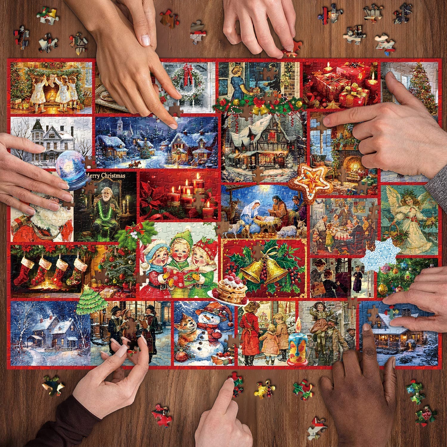 Illustrazione di Natale puzzle puzzle 1000 pezzi