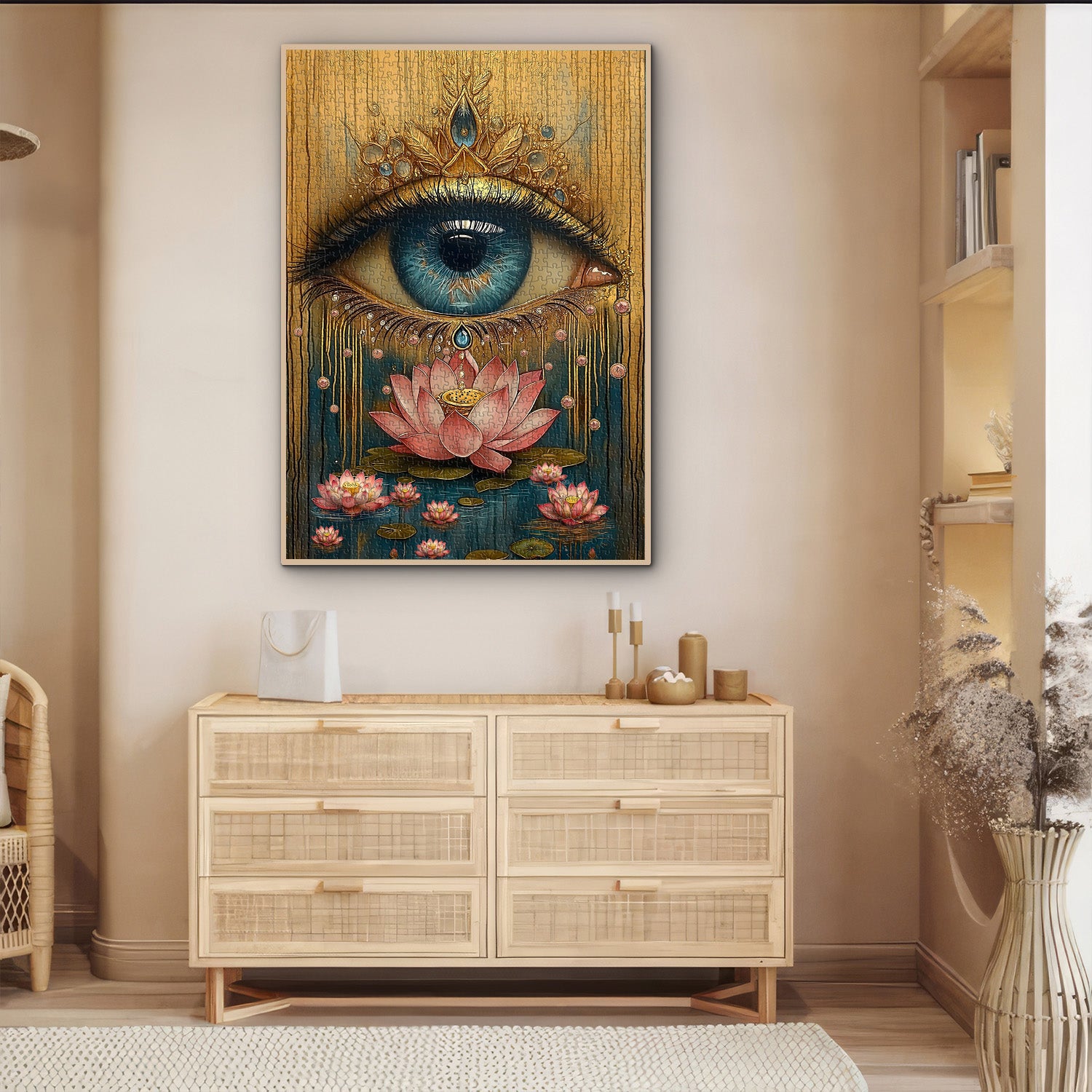 Mystic Lotus Eye Jigsaw Puzzle 1000 pezzi