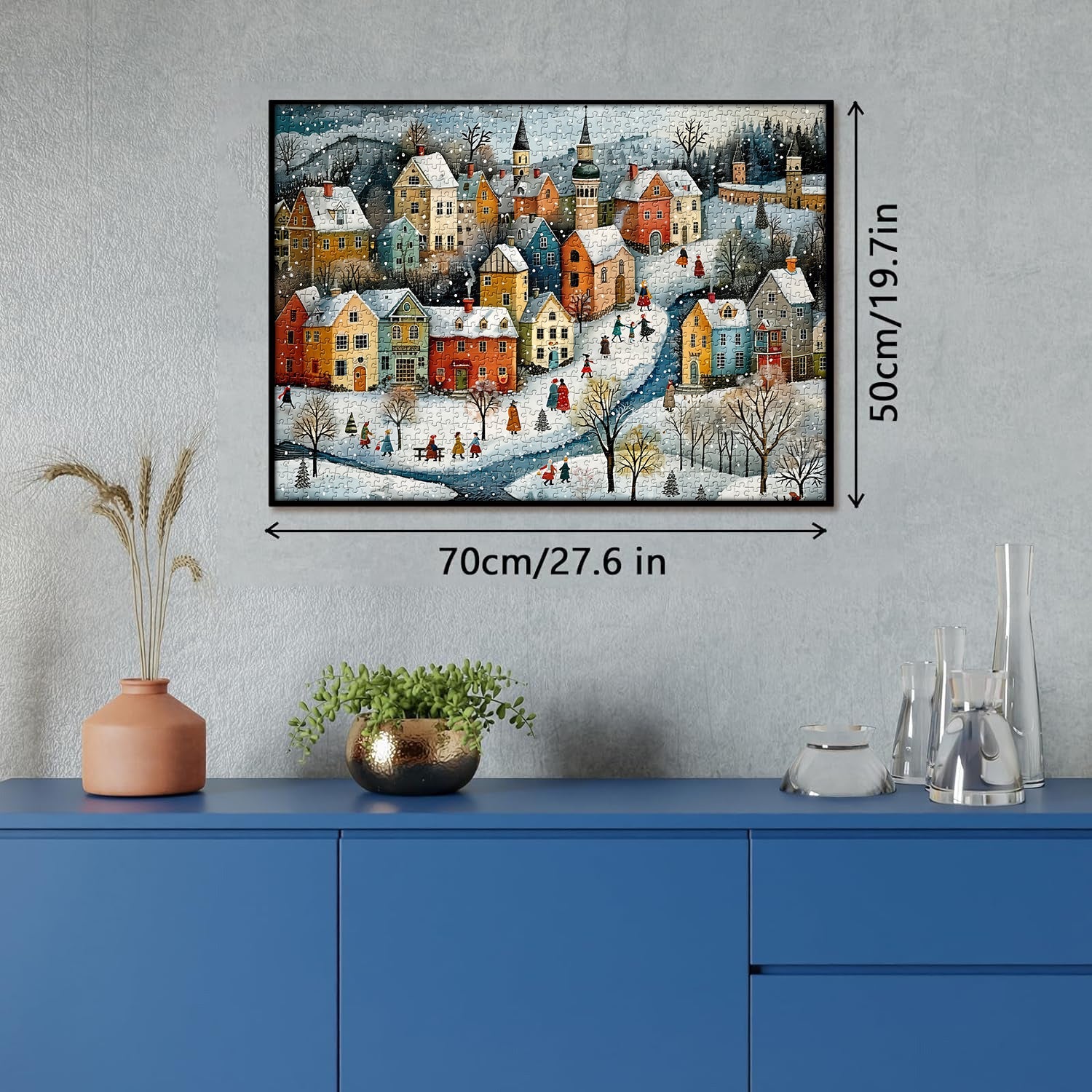 Winter Street View puzzle puzzle 1000 pezzi