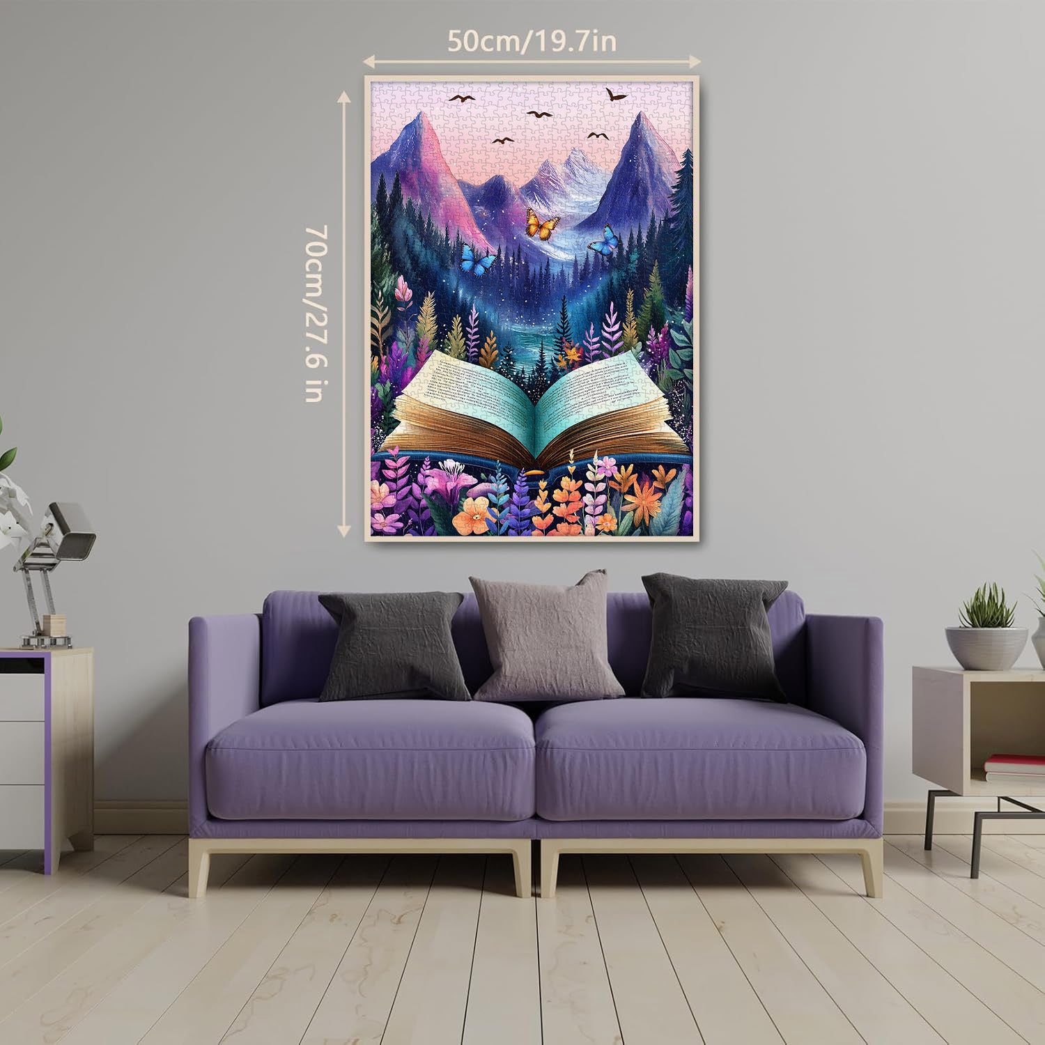 Foresta in libri puzzle 1000 pezzi